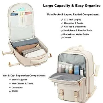 Travel Laptop Backpack for Professionals and Students