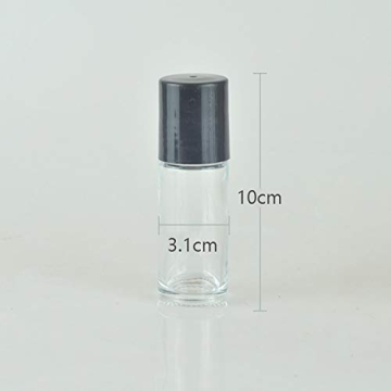 Constore 30ML Deodorant Glass Roller Bottles Set for Travel