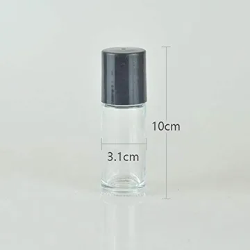 Constore 30ML Deodorant Glass Roller Bottles Set for Travel