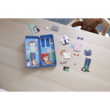 Magnetic Playset for Kids 3+ at The Vet - Petit Collage