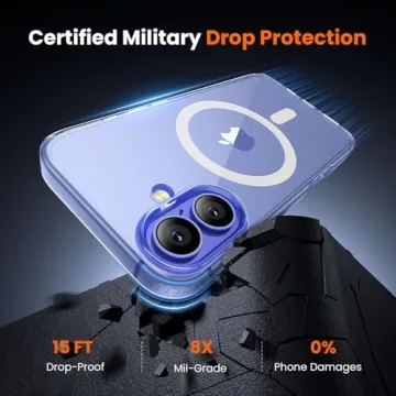 Clear iPhone 16 Case with MagSafe & Protectors