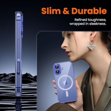 Clear iPhone 16 Case with MagSafe & Protectors