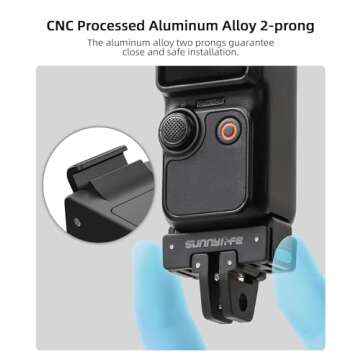 Foldable Quick-Release Extension Adapter for DJI Osmo Pocket 3 Action Camera Magnetic Suction Quick Release Board Expansion Base Mount Pocket 3 Accessory