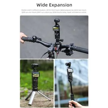 Foldable Quick-Release Extension Adapter for DJI Osmo Pocket 3 Action Camera Magnetic Suction Quick Release Board Expansion Base Mount Pocket 3 Accessory