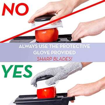 Fullstar Vegetable Chopper, Veggie Chopper with Container and Lid, Food Chopper Salad Chopper Vegetable Chopper, Onion and Cheese Slicer, Mandoline Slicer for Kitchen with Handle (8 in 1 - Black)