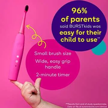 BURSTkids Electric Toothbrush - Fun & Effective Oral Care