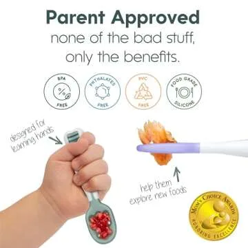NumNum Baby Spoons Set for Self-Feeding & Weaning