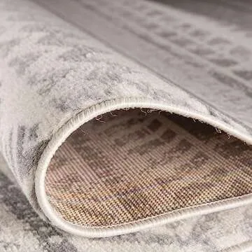 Rugshop Geometric Boho Perfect for high Traffic Areas of Your Living Room,Bedroom,Home Office,Kitchen Runner Rug 2' x 7' Gray