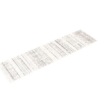 Rugshop Geometric Boho Perfect for high Traffic Areas of Your Living Room,Bedroom,Home Office,Kitchen Runner Rug 2' x 7' Gray