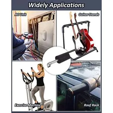 Pipe Insulation Foam Tube - 3/4 Inch Foam Tubing for AC Unit, Guitar Stands, Exercise Machine Handle and Roof Rack, etc, - 3/4"(19mm)ID 1-29/64"(37mm)OD - 6Ft