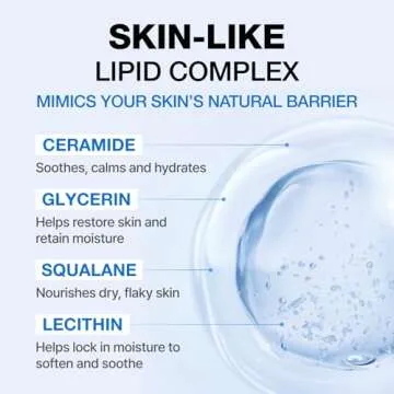 Physiogel Hydrating Facial Cream Moisturizer, Provides 72 hrs of Hydration for Normal to Dry Sensitive Skin, Fragrance Free, Strengthens Skin Barrier, Face Cream for Men & Women, Ceramide, Squalane