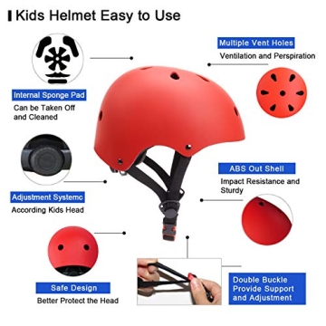 Glaf Toddler Helmet Adjustable Lightweight Safety Kids 2-8 Years