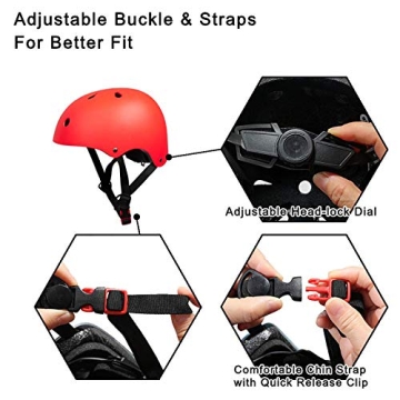 Glaf Toddler Helmet Adjustable Lightweight Safety Kids 2-8 Years