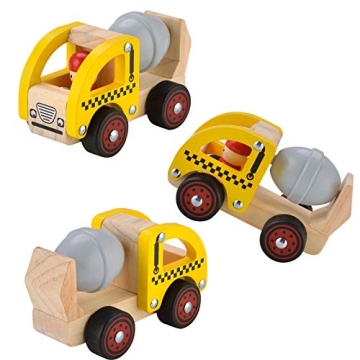 Wooden Push Car Toys for 1-2 Year Olds - Fun Vehicles
