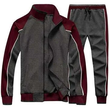Litteking Men's Casual Tracksuit Set for Jogging