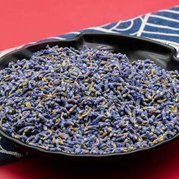 CoolCrafts Dried Lavender Flowers – Aromatic Lavender Buds for Weddings, Crafts & More