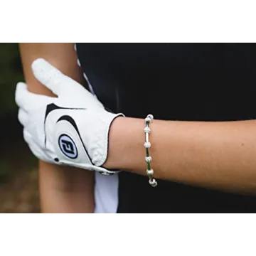 Golf Goddess Stroke/Score Counter Bracelet in Silver