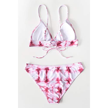 CUPSHE Women's Triangle Bikini - Stylish Two Piece Swimwear