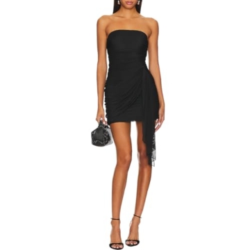 Trendy Women's Sexy Off Shoulder Mini Bodycon Dress