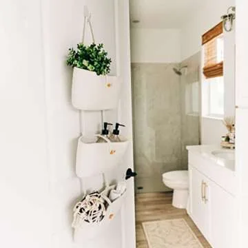 Organize with OrganiHaus 3-Tier Wall Hanging Baskets