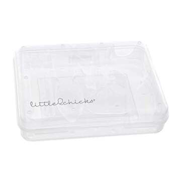 Little Chicks 10 Piece Baby Essential Grooming Kit with Storage Case Organizer - Model CK073