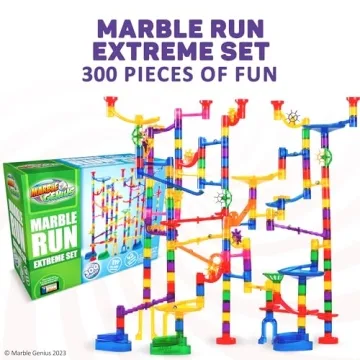 Marble Genius Marble Run - Engaging 300 Pieces for All Ages