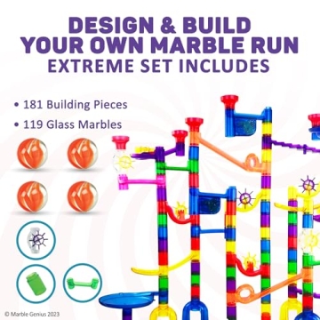 Marble Genius Marble Run - Engaging 300 Pieces for All Ages