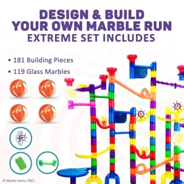 Marble Genius Marble Run - Engaging 300 Pieces for All Ages