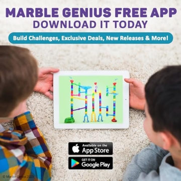 Marble Genius Marble Run - Engaging 300 Pieces for All Ages