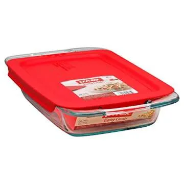 Pyrex Easy Grab 2-qt Glass Baking Dish for Versatile Cooking