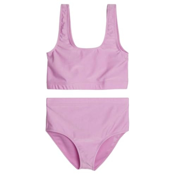 Real Essentials Girls Two-Piece Swimsuit 3-Pack Set