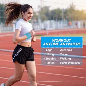 PATIKIL Wrist Weights 4lb, Set of 1 Adjustable Ankle Weights Wearable Leg Weights for Women Men Yoga Dance Jogging Aerobics Gym Walking Running, White