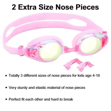 Aegend Kids Swim Goggles - Comfortable and Stylish for Ages 4-16