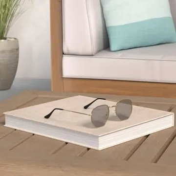 Kursan Stylish Hexagonal Polarized Sunglasses with UV400 Protection