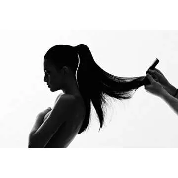 Leyla Milani Hair Heat Resistant Carbon Rat Tail Teasing Comb, Anti Static, Durable Big Tease