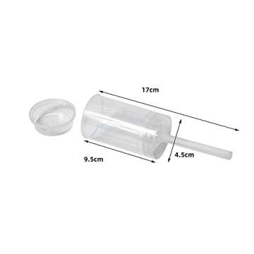 Clear Push-Up Cake Pop Shooter (Push Pops) Plastic Containers with Lids, Base & Sticks, Pack of 80(80 pack)