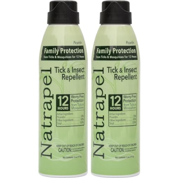 Natrapel Tick & Insect Repellent Eco-Spray - Bug Spray with 20% Picaridin - Family Protection Agains...
