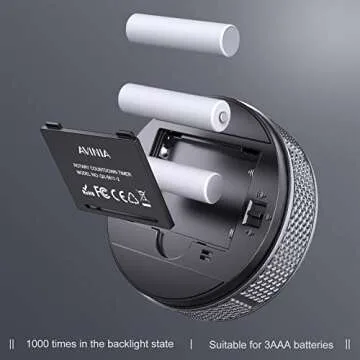 AVINIA Digital Kitchen Timer - Easy Read Magnetic Countdown