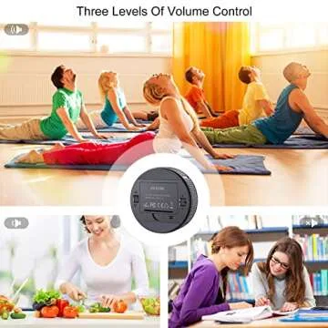 AVINIA Digital Kitchen Timer - Easy Read Magnetic Countdown