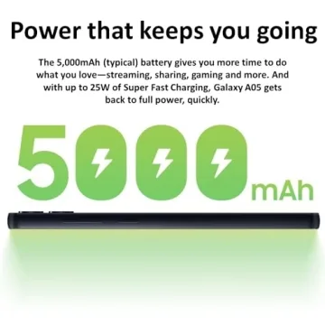 SAMSUNG Galaxy A05 Unlocked Smartphone - 128GB, 4GB