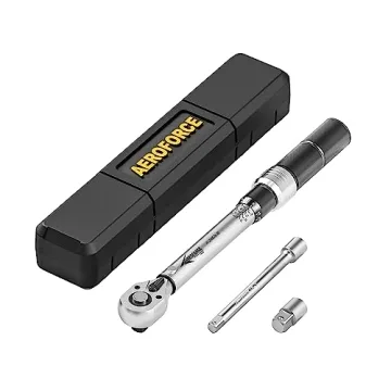 AEROFORCE 1/4-inch Drive Click Torque Wrench Set – Precision Tool for Bike, Motorcycle, and Car Re...