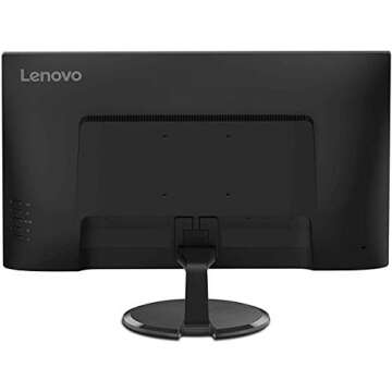 Lenovo C27-20 27-Inch WLED Monitor, FHD, IPS, FreeSync, 75Hz, 4ms, HDMI, VGA, Ergonomic Design