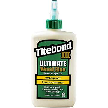 Titebond III Ultimate Wood Glue, 8 Oz (1413) by Titebond