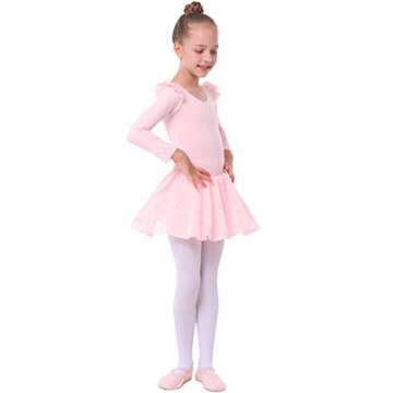 Danswan Toddler Ballet Leotard with Glitter Skirt