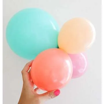 Pink Blue Yellow Balloon Garland Kit for Parties