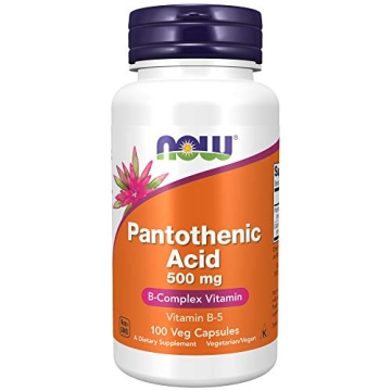 NOW Foods Pantothenic Acid 500 mg Energy Skin Health