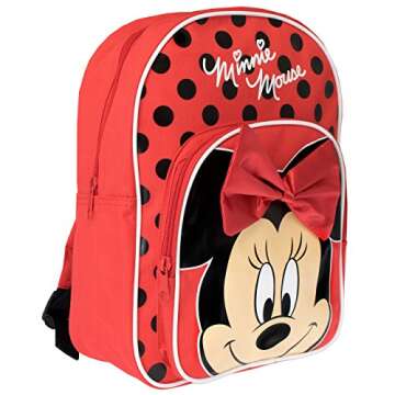 Adorable Disney Minnie Mouse Backpack - School and Travel Essentials