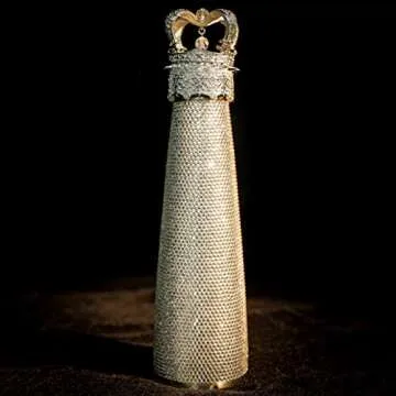 Buyso Bling Water Bottle Rhinestone Diamond Water Bottle Reusable Insulated Stainless Steel Bling Premium Aesthetic Gift (Princess, silver)