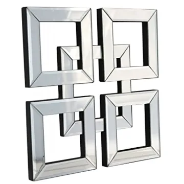 QMDECOR Stylish 12x12 Decorative Wall Mirrors