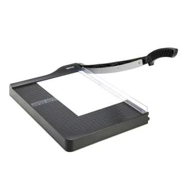 Amazon Basics Guillotine Paper Cutter with Blade Lock, Heavy-Duty, 15-Inch, 10-Sheet